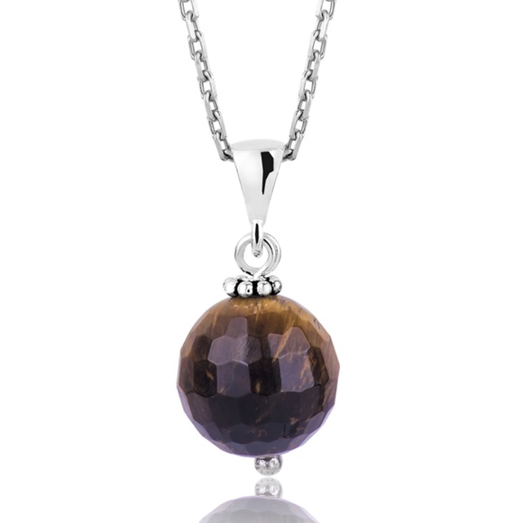 Natural Tiger Eye necklaces 925 Sterling Silver - Picture 6 of 6